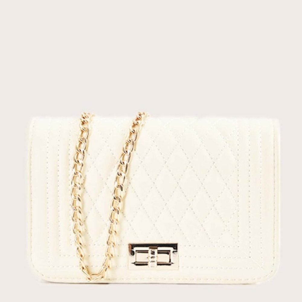 Quilted Flap Crossbody Bag